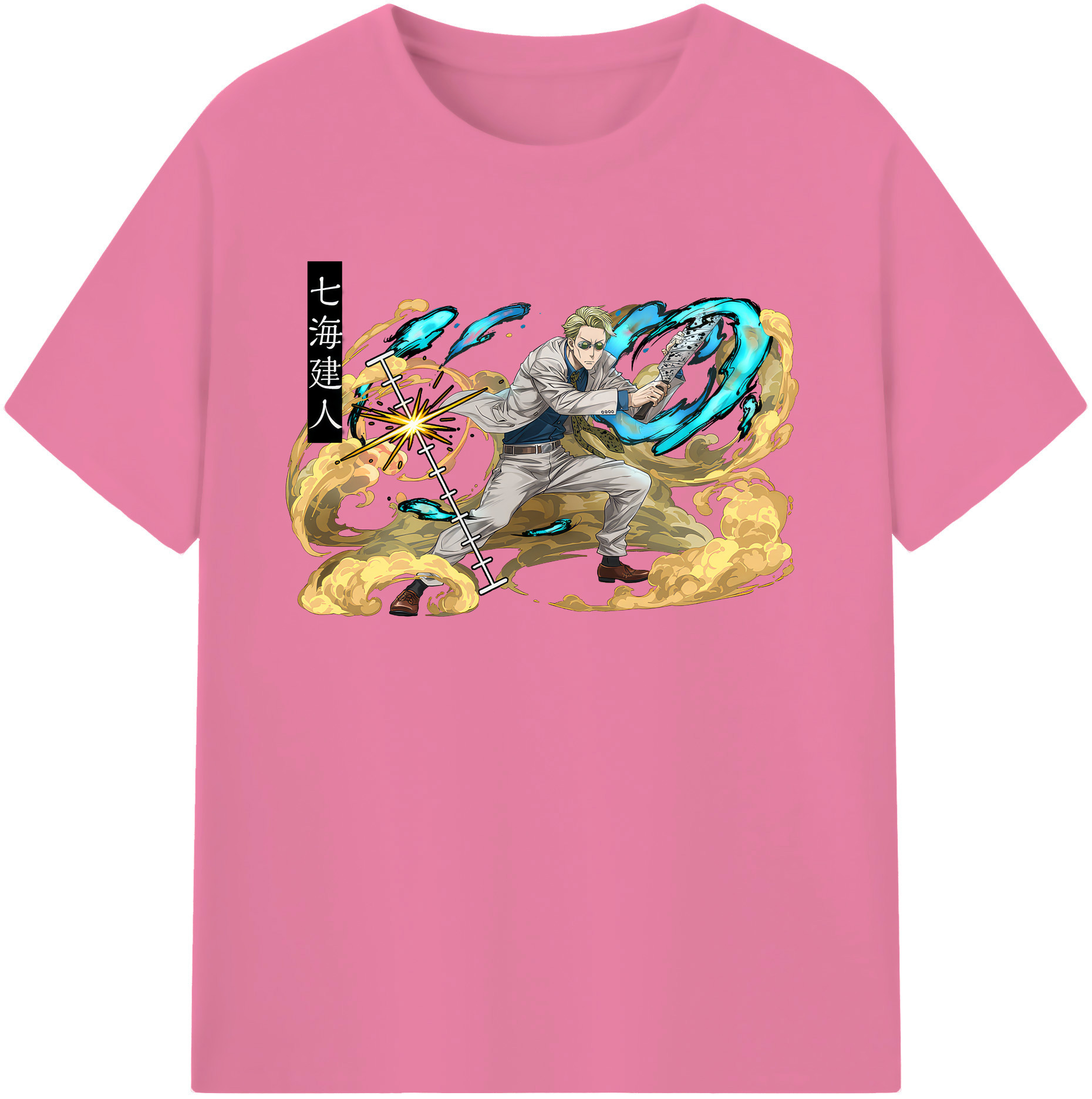 （画像用） 呪術廻戦 Jujutsu Kaisen 綿100％半袖Tシャツ（フロントプリント）